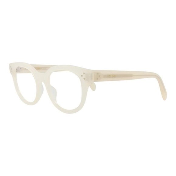 Celine Womens Round/Oval Ivory Ivory Transparent Fashion Designer Eyewear - Picture 1 of 4